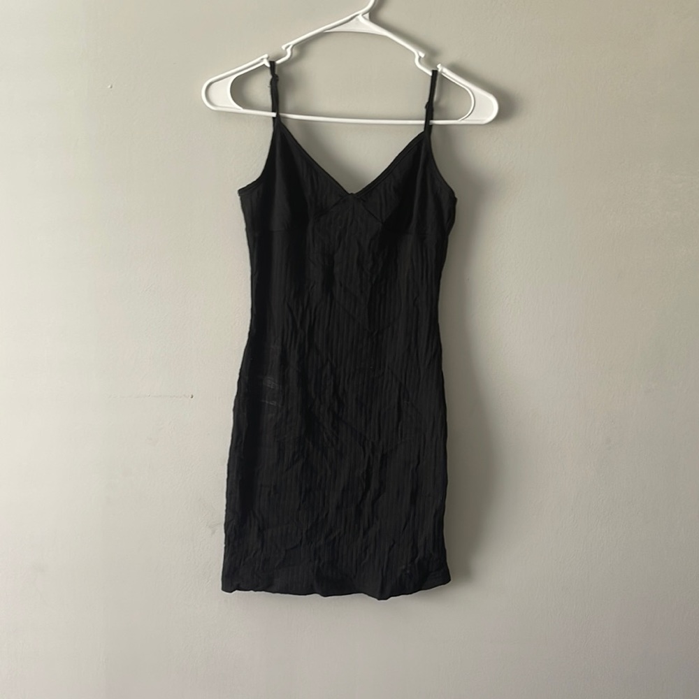 SHEIN black Bodycon mid length dress
